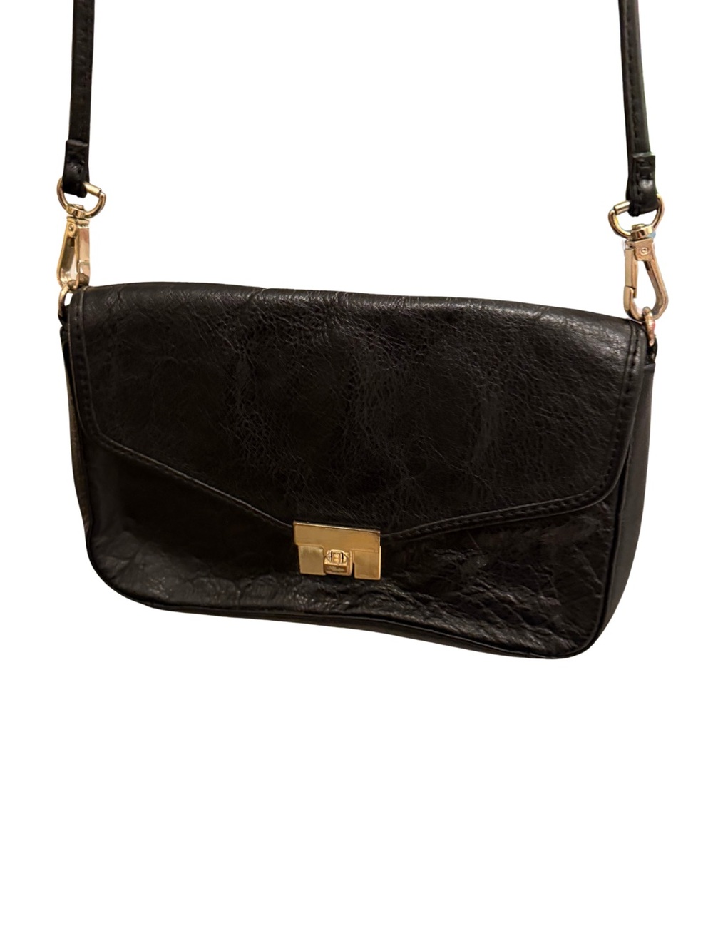 90’s Vintage Tommy Hilfiger Crossbody Bag Black, Small